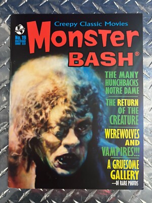 MONSTER BASH magazine # 19, The Hunchback, Return of the Creature - sharp copy!