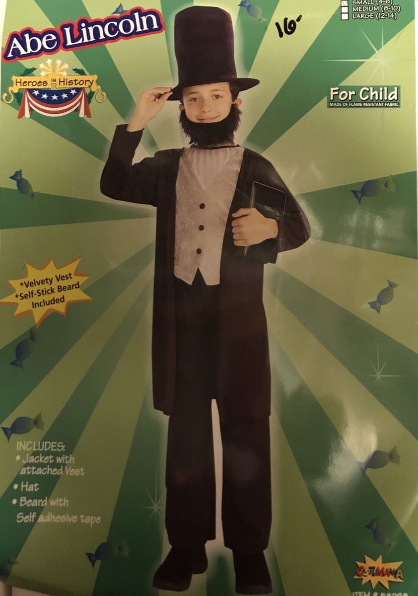 Historisches Kostüm Größe L Abraham Lincoln Kostüm Für Erwachsene -  Historisches Kostüm Herren, image size:842x1200