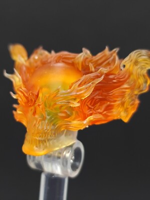 1/12 Transparent Wolverine Ghost Rider Head Carved Fit 6'' ML