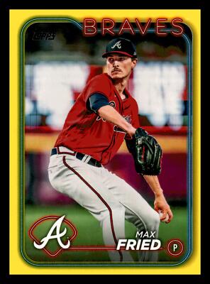 2024 Topps Series 1 Yellow Max Fried #146 Atlanta Braves Mint