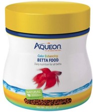 Aquarium, Aqueon Color Enhancing Betta Food 0.95 oz 