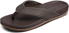 Man Reef Phantom Bonzer Extra Cushion Flip-Flop Sandal-CJ4043 Brown Brand New