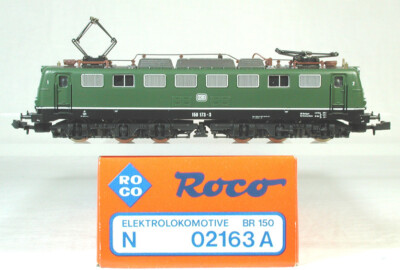 Model Train Roco 02163A N BR 150 Electric Locomotive Green