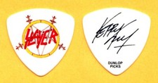 Slayer Kerry King Signature White Guitar Pick #2 - 2009 World Painted Blood Tour