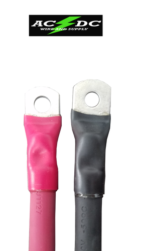 WC 1/0 AWG 0 Gauge Copper Battery Cable Power Wire Auto/Marine/Inverter/RV/Solar - 第 1/4 張圖片