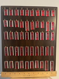 General X-Ray  Marker Set/Lot with Hanging Display and 100 Common Markers! 