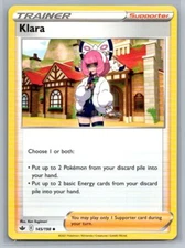 Klara 145/198 Chilling Reign Uncommon Pokémon TCG 2021