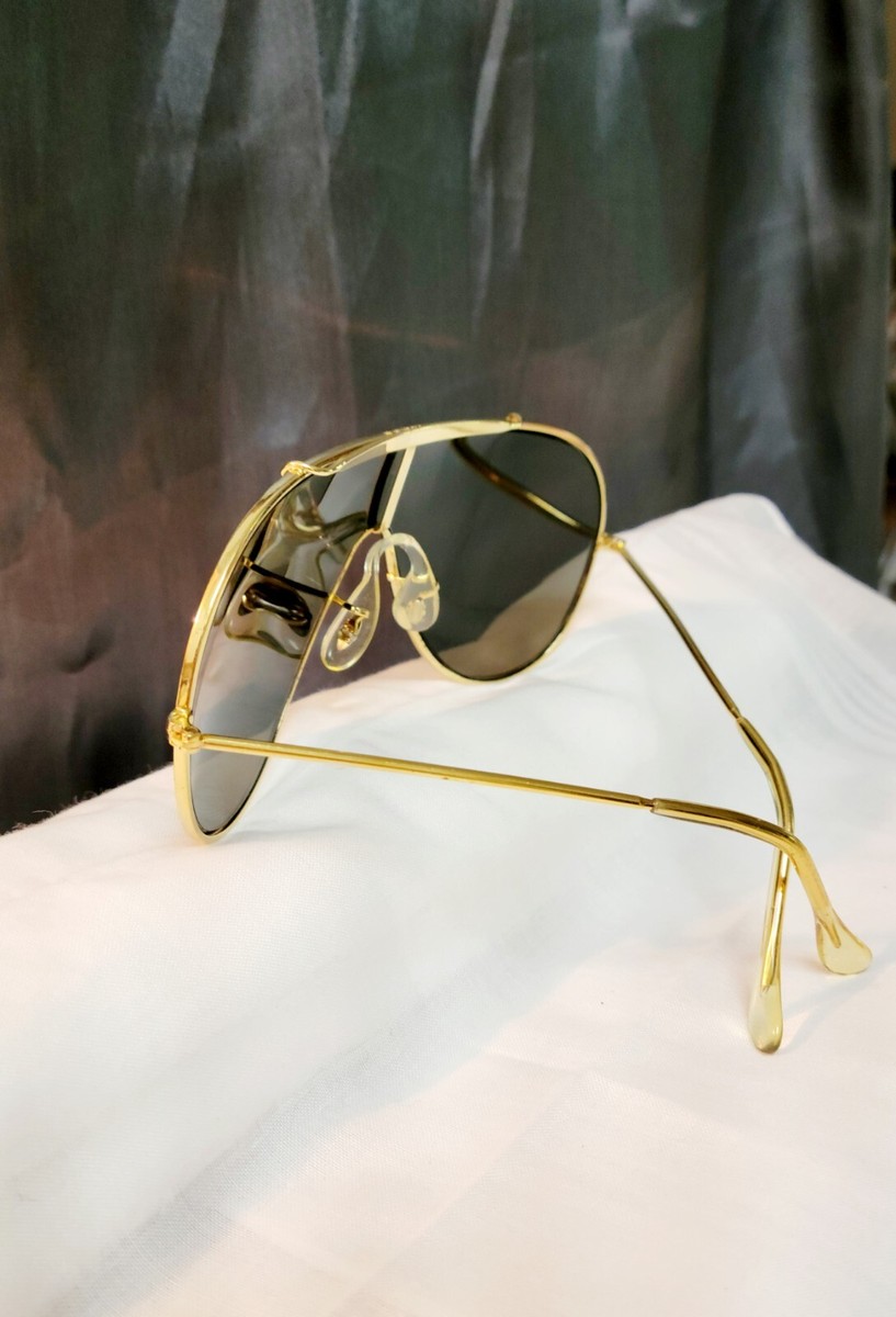 米国製 B&L レイバン ヴィンテージ 王道 Gold G15 アビエーター Vintage B&L Ray Ban 'Wings' Gold Frame w/ G-15 Uni-Lens