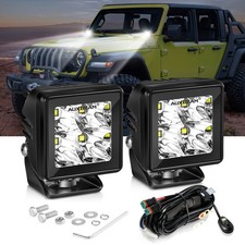 Auxbeam 2x 2inch Led Work Light Pods Spot Fog Offroad Driving Truck Atv Utv 4x4 Auxbeam 2x 2inch Led Work Light Pods Spot Fog Offroad Driving Truck Atv Utv 4x4