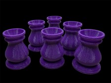 Purple Marble Displays Pack Of 6 For 5/8 To 1 Marbles - Lot 7423