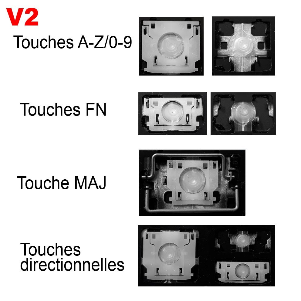 Touche de Clavier pour LENOVO IdeaPad 3-15 3-17 330-15 330-17 330S-15 S340-15