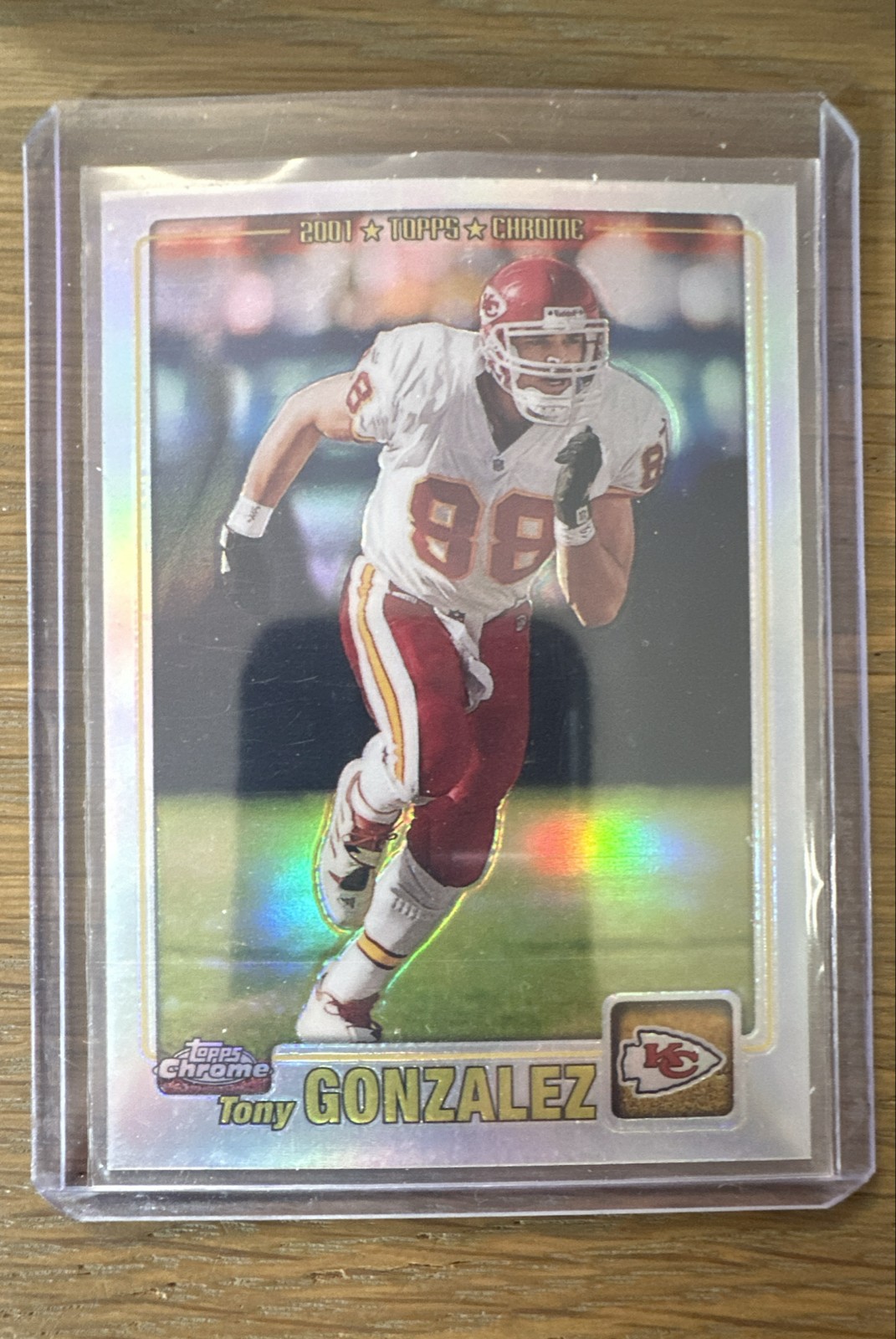 2001 Topps Chrome - Tony Gonzalez #150 Refractor /999
