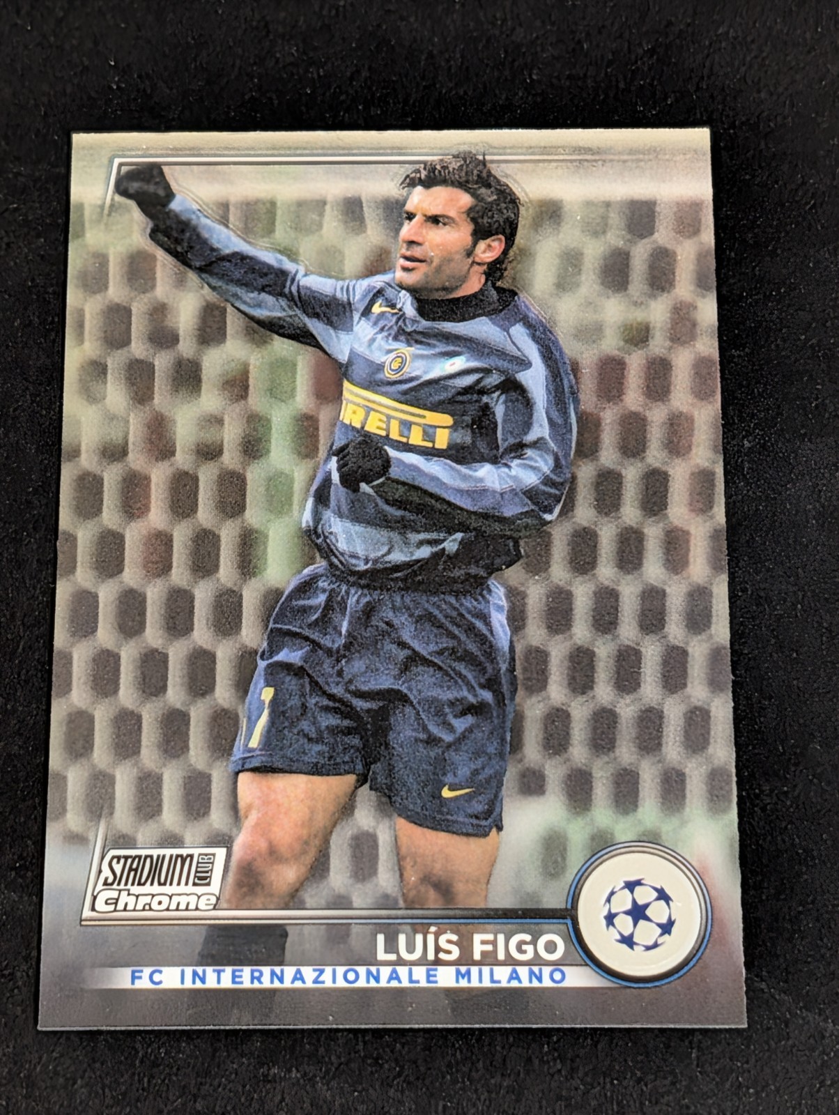 2022-23 Stadium Club Chrome UEFA Club Competitions #77 Luís Figo