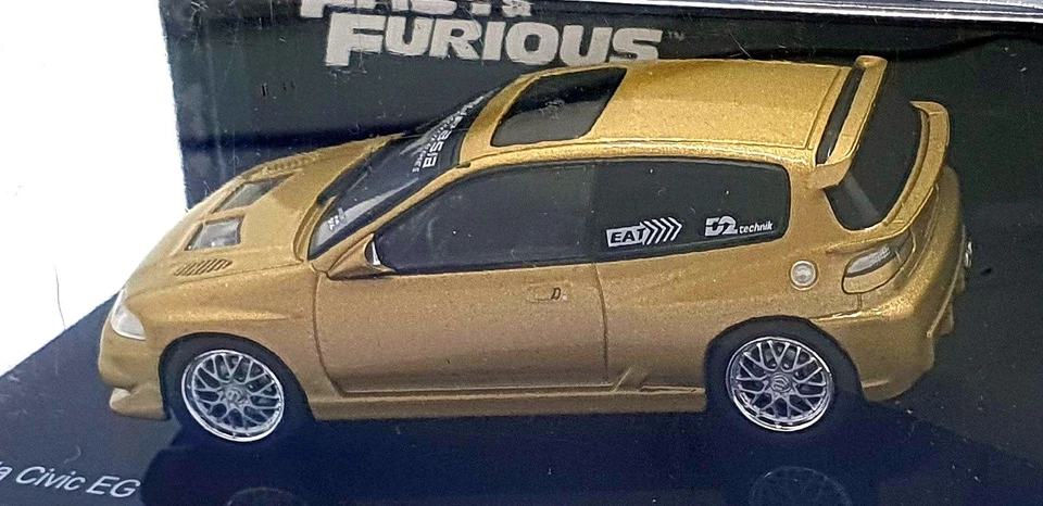 DeAgostini 1/43 Scale F220CMC090 - Honda Civic EG- Gold — 第 2/4 张图片