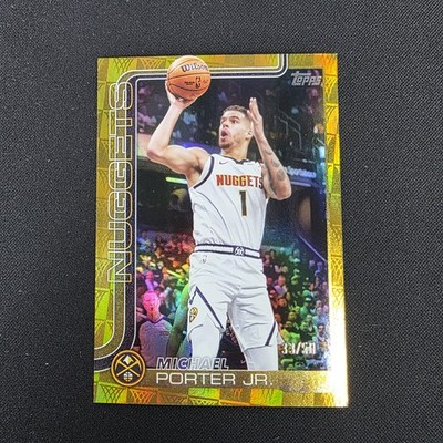 2025 Topps - Michael Porter Jr. #105 Season Tip-Off Gold Parallel SSP #/50 NM