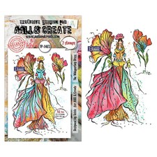 AALL Create A6 Clear Stamp Set - The Whispering Dress, TP-1403