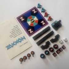 Vintage Zaxxon Board Game Replacement Parts Complete Set Spinner &