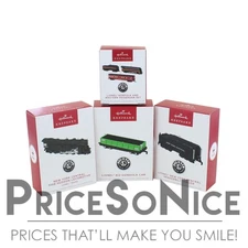 Hallmark Keepsake Ornament 2025 Train Set Collection - Over $115 value