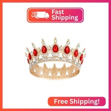 Papoopy Crown for Women, Queen Crown Tiara for Birthday Wedding Party Decoration