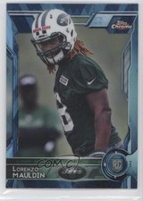 2015 Topps Chrome Rookies Hot Box Blue Diamond Refractor Lorenzo Mauldin 0c4