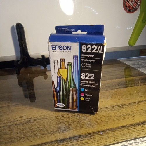 Epson 812XL Black Cyan Magenta Yellow Ink Cartridge 4-Pack New Exp 5/2027 - 第 1/6 張圖片