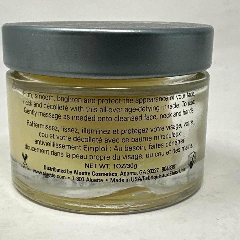 Bálsamo todo en uno Aloette Be Smooth de granja a tarro cuidado de la piel 1 oz Foto 3 de 4