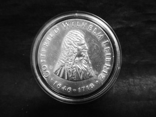 Silbermünze DDR 20 MARK 1966 "Gottfried Wilhelm Leibniz" VZ WY9472