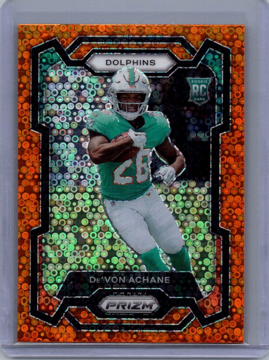 2023 Panini Prizm #365 De'Von Achane Disco