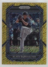 2023 Panini Prizm Gold Shimmer Prizm 4/10 Blake Burkhalter #10 0h26