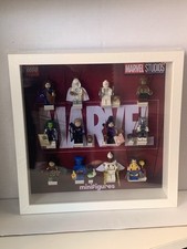 Cornice Bianca Vetrina Display + Serie COMPLETA Marvel Studios Series 2  (71031)