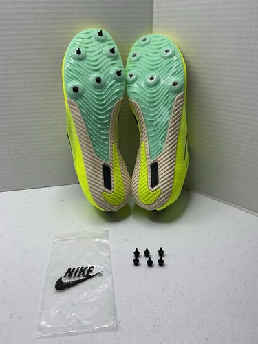 Nike Zoom Rival Sprint Volt Black Track & Field Spikes DC8753-700 Men's Size 8 - Picture 13 of 13