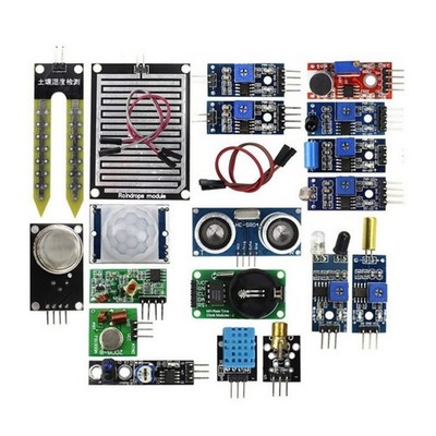 16 Pcs/Lot  Sensors Module Package Kit for Raspberry Pi 3 Raspberry Pi 2 Model B