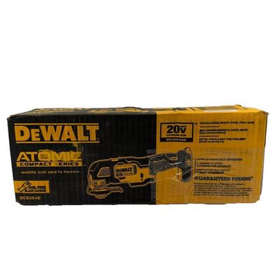 DeWalt DCS354B Atomic 20V MAX* Brushless Cordless Oscillating Multi-Tool