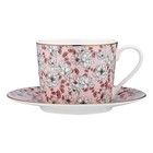 NEW Ashdene Vintage Floral Rose Cup & Saucer Set 240ml