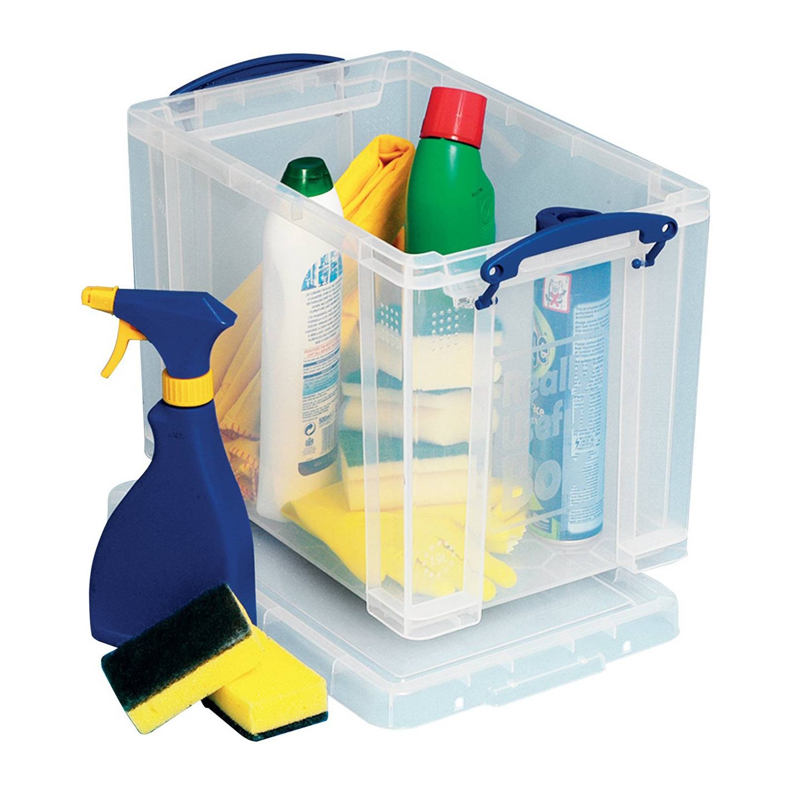Really Useful Products Really Useful Plastic Storage Box 19 Litre Clear (19CCB)