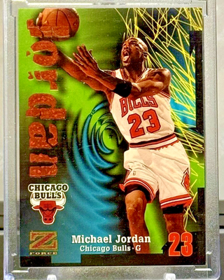 MICHAEL JORDAN 1997-98 Skybox Z-Force #23 Bulls HOF 🐐 90s CLASSIC
