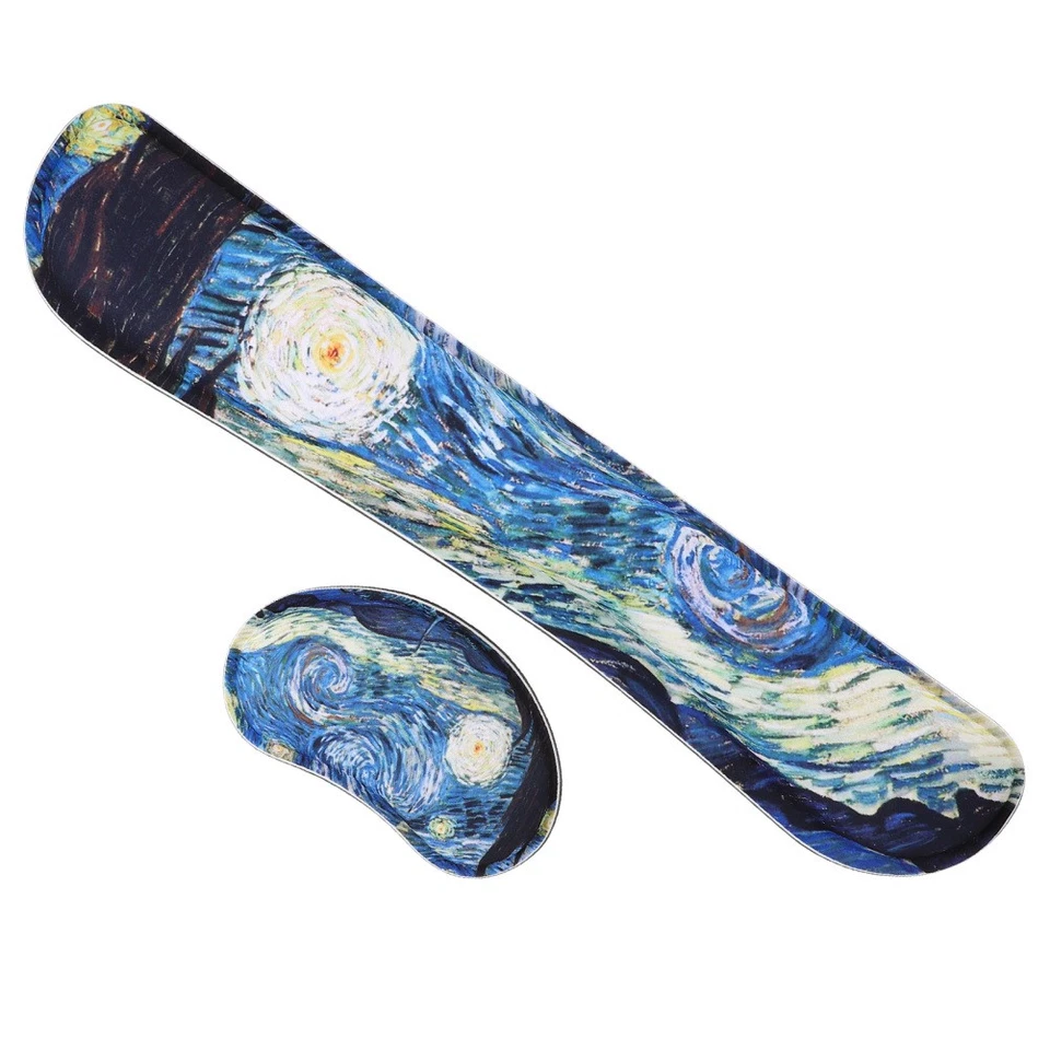  2 Pcs Poggiapolsi Poggiapolso Tastiera PROGETTO DEL PROGLIO PER DESCIO Resto Da - Immagine 4 di 4