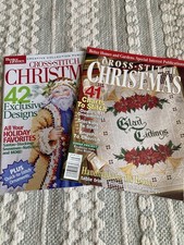 Better Homes  Gardens Vintage Cross Stitch Christmas Annuals -1997, 2004