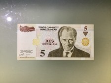 Turkey Turkiye 5 Lira 2005 UNC