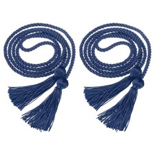 2 Pcs Graduation Cords 69" Long Graduation Tassel Honor Cords, Navy Blue