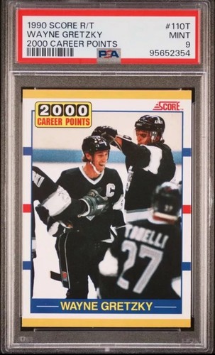 1990-91 Score Traded Wayne Gretzky #110T PSA 9 Los Angeles Kings Hockey Card HOF - Bild 1 von 2