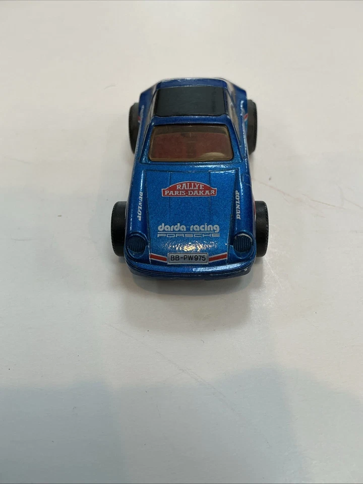 De colección Darda Motor Azul #27 Porsche 911 Targa 1/64 Diecast/Plastic Rallye Foto 3 de 4