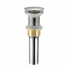 Bathroom Sink Drain Stopper Without Overflow Pop Up Drain Assembly /think