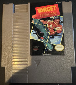 Target: Renegade Nintendo Entertainment System NES CARTRIDGE ONLY Tested & Works