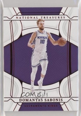 2021-22 Panini National Treasures NBA 75th 25/75 Domantas Sabonis #72 s3g