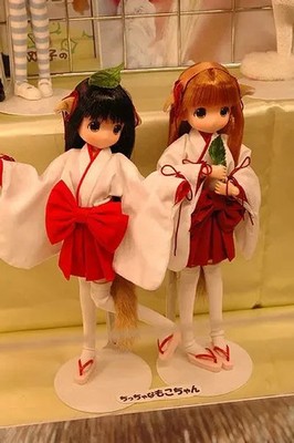 1/6 Mamachapp Moko-Chan No.6 Fox Maiden Crim Miko set *Outfit Only* Fashion Doll