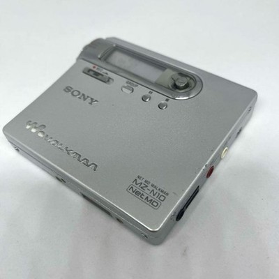動作未確認　SONY MDウォークマン MZ-N10 Sony MZ-N10 Walkman Silver Net MiniDisc Player - Tested