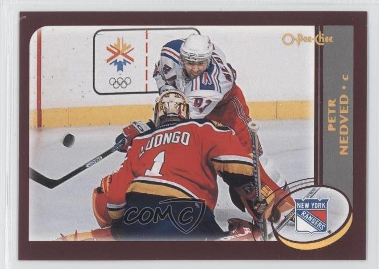 2002-03 O-Pee-Chee Factory Set Gold Foil Petr Nedved #96 0a4