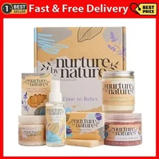Nurture by Nature RELAX & CALM Spa Kit - Mothers Day Gifts - Spa Gift Baskets