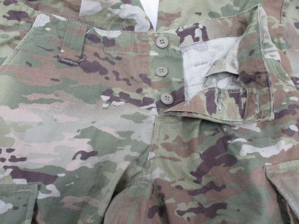 USED ARMY OCP IMPROVED HOT WEATHER TROUSERS SCORPION CARGO PANTS IHWCU BOTTOMS - Image 2 of 4